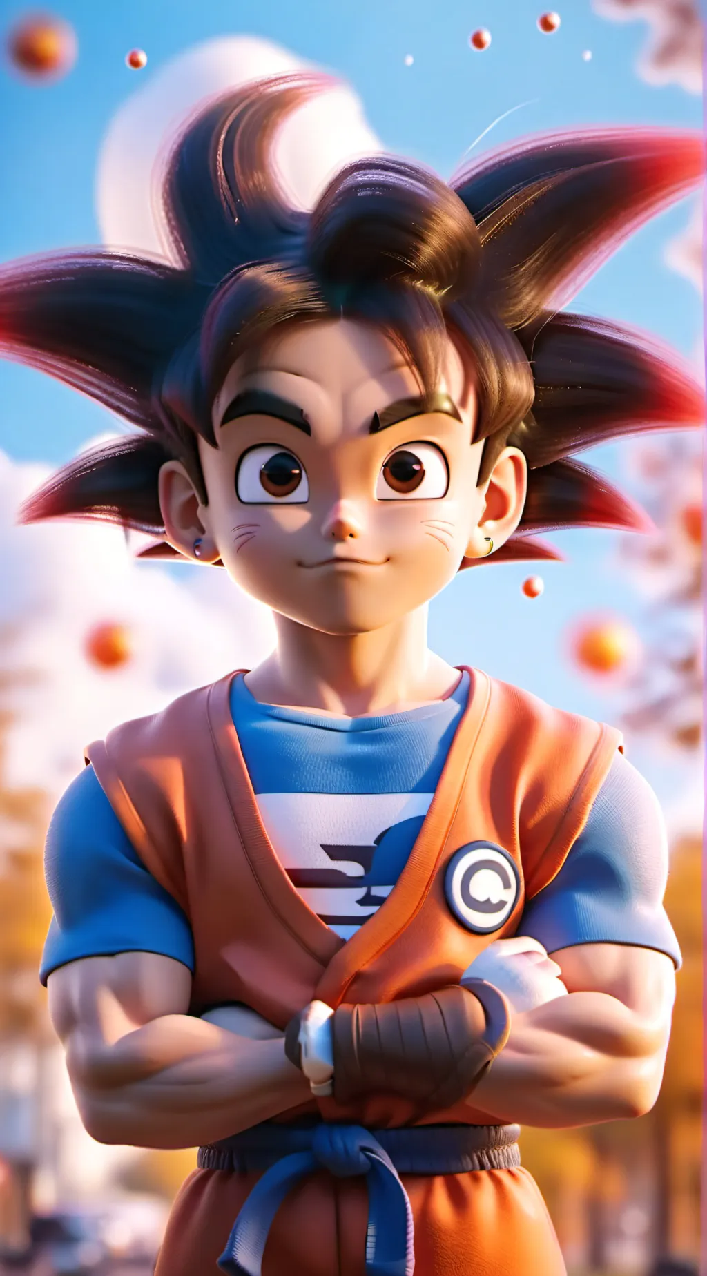 ai character: Son Goku background