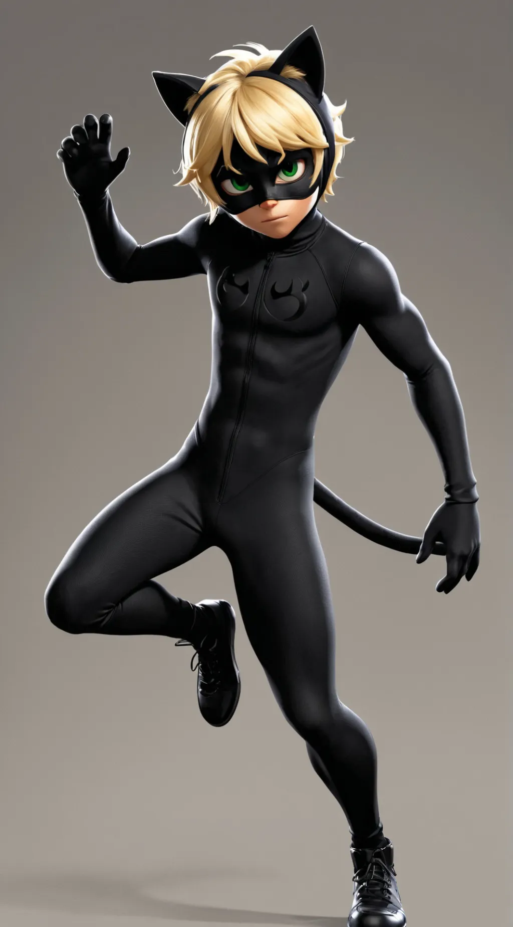 ai character: Cat noir background