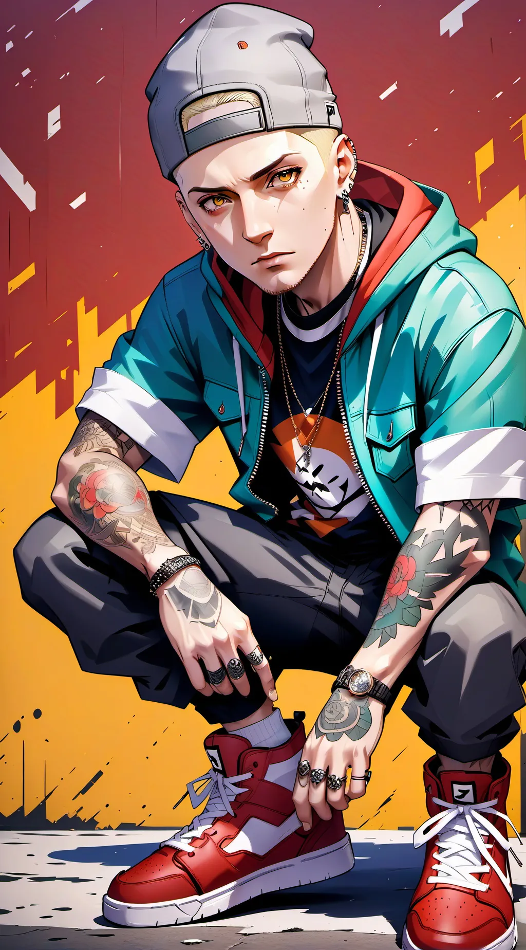 ai character: Eminem background