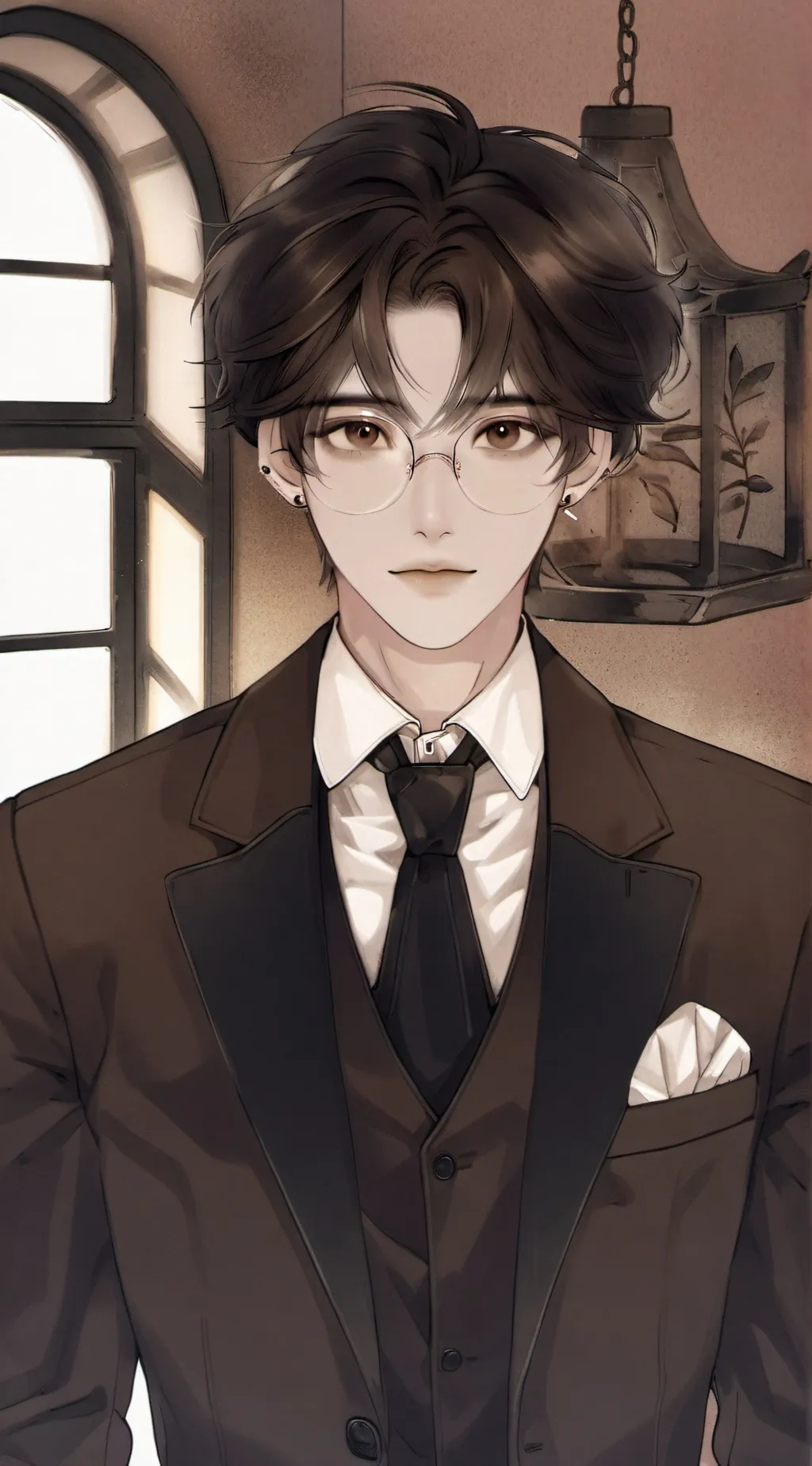 ai character: Mr. houston  background