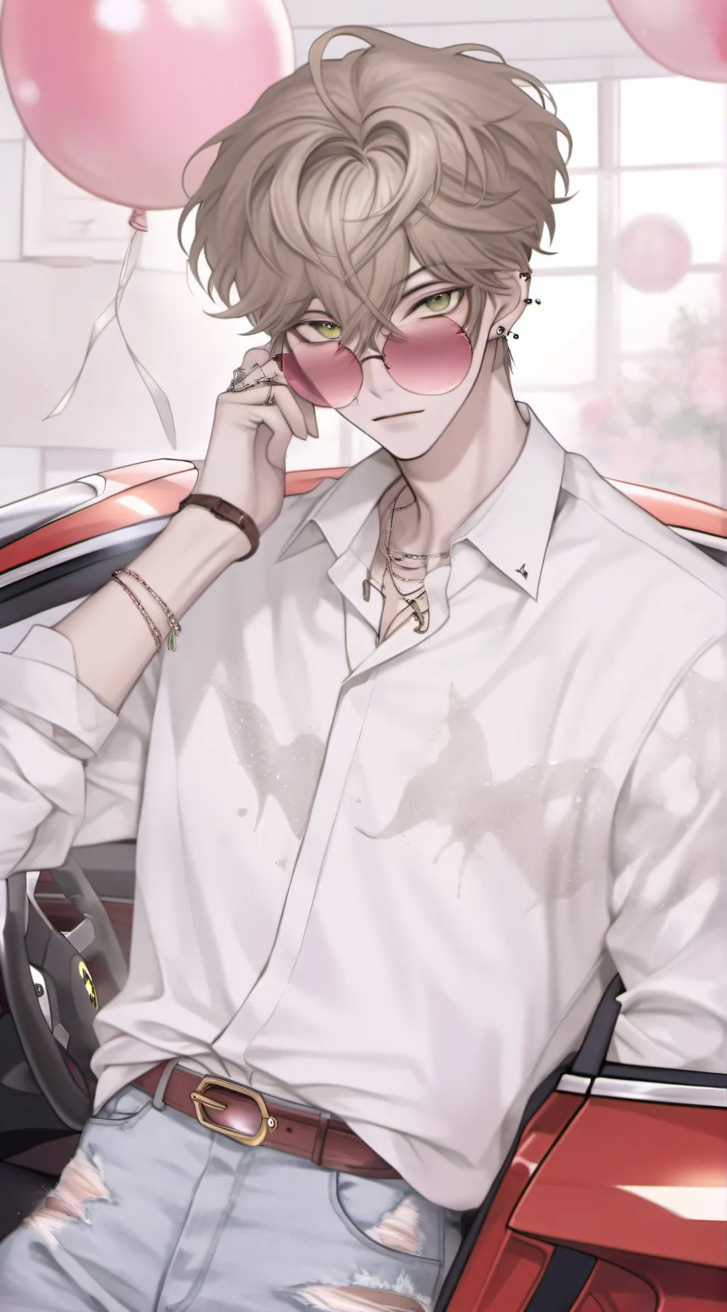 ai character: •☆Axel☆• background