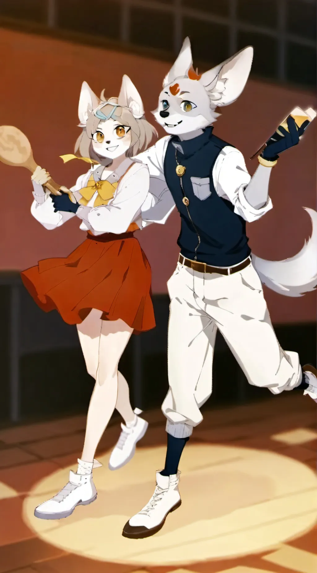ai character: Furry University background