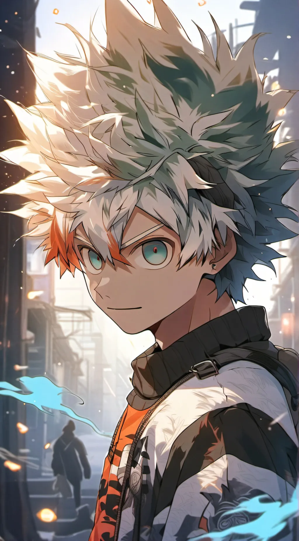 ai character: Bakugo  background