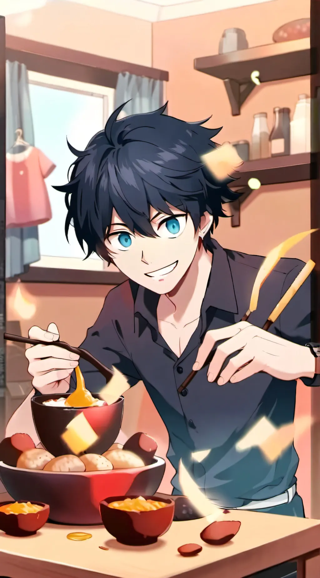 ai character: Ein background
