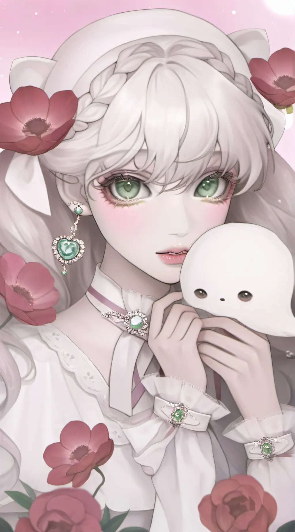 ai character: Luna background