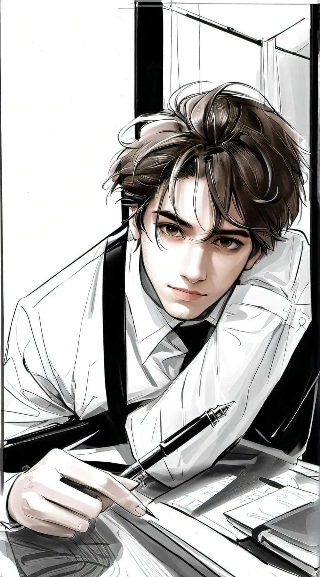 ai character: Sebastian Croft background