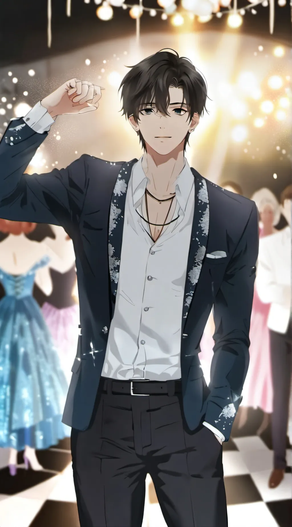 ai character: Leon background
