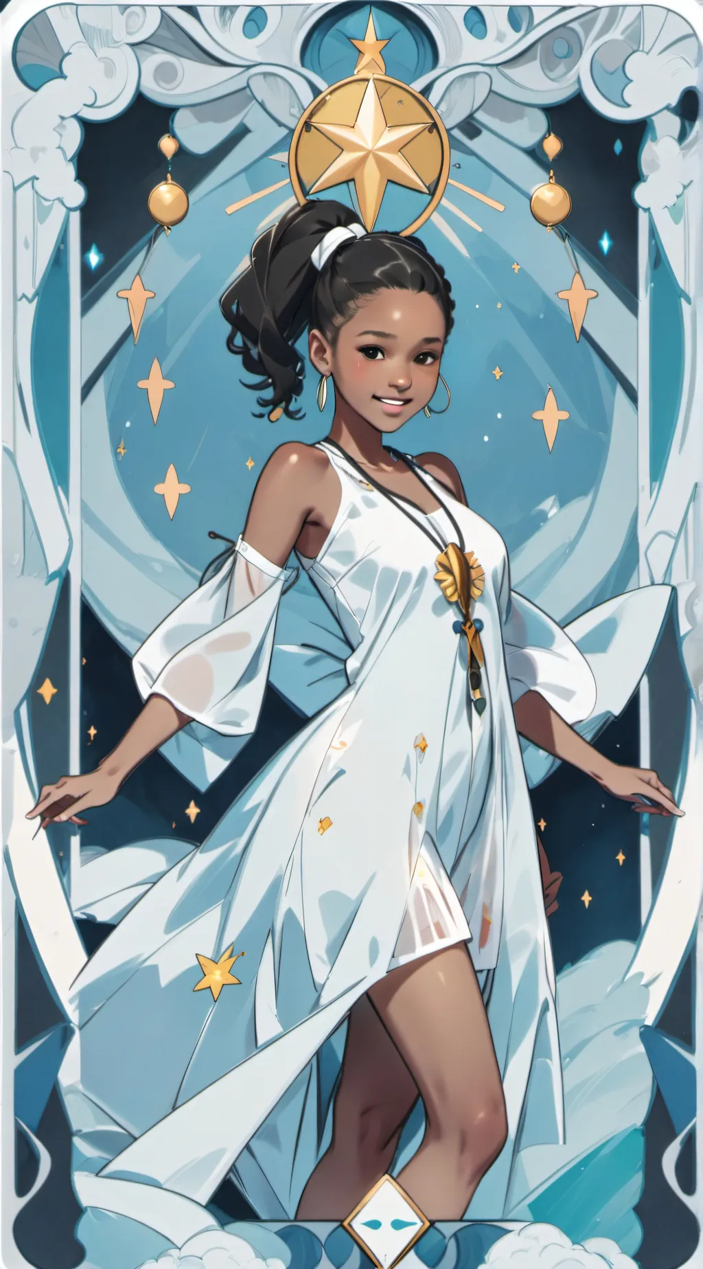ai character: Mercy  background