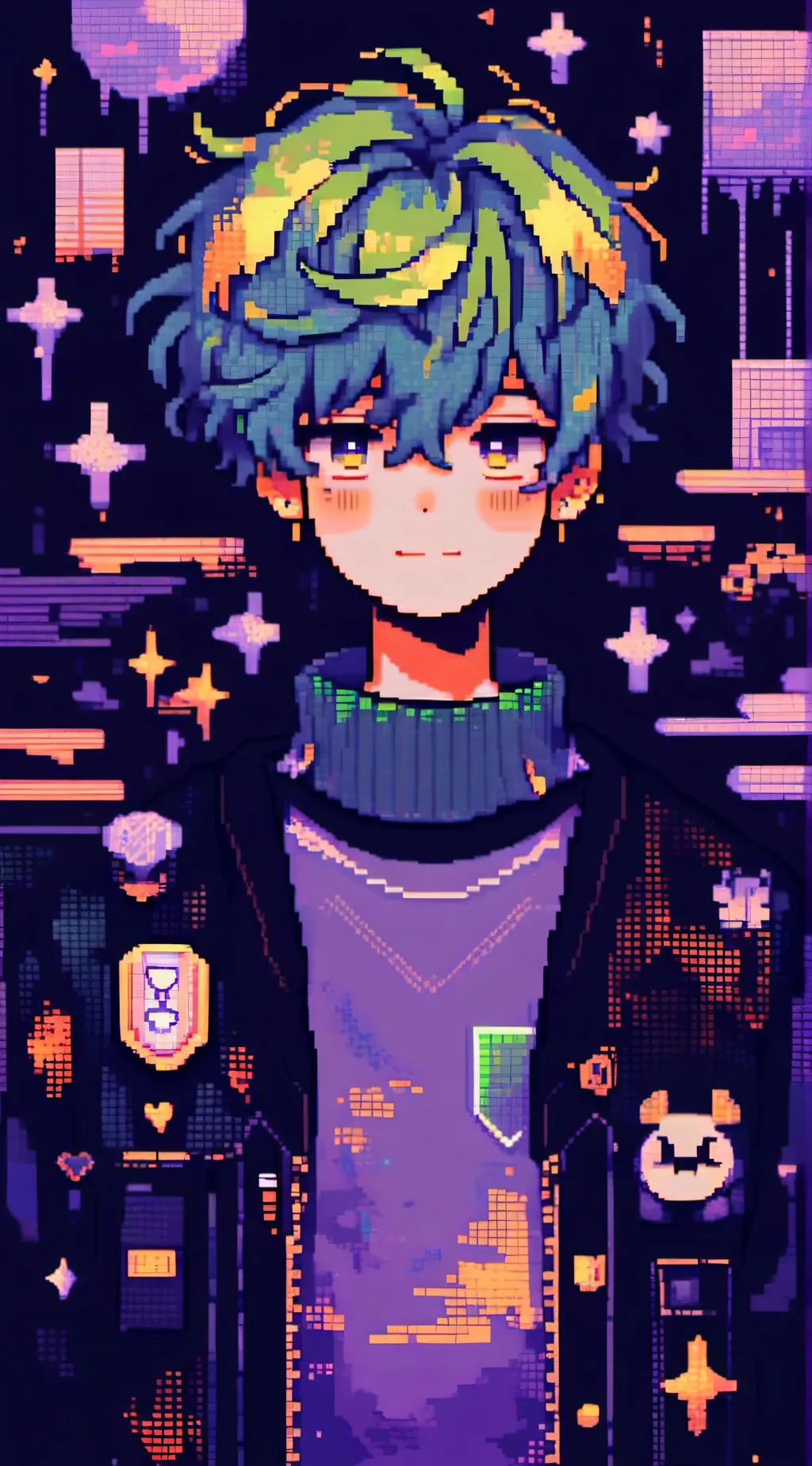 ai character: Theo background