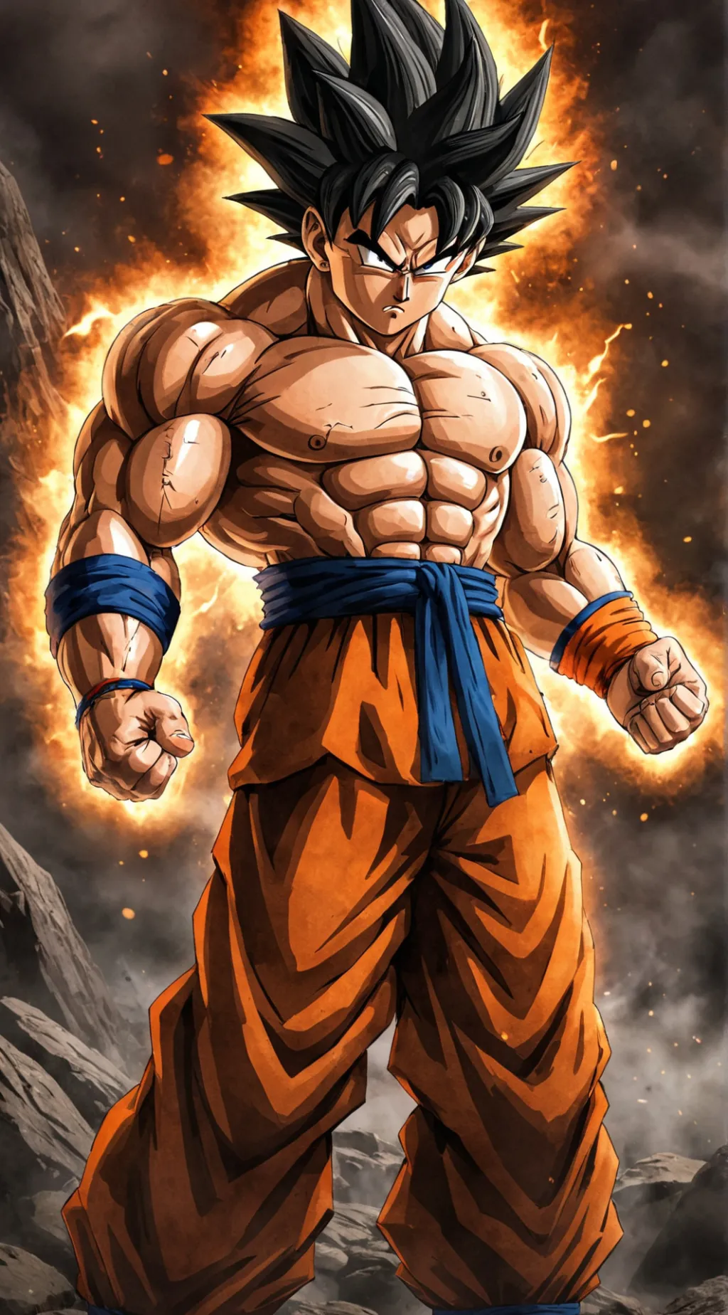 ai character: goku background