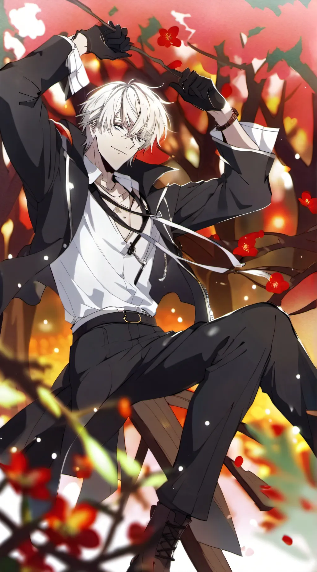 ai character: /~ᗴᗷOᑎY~/ background