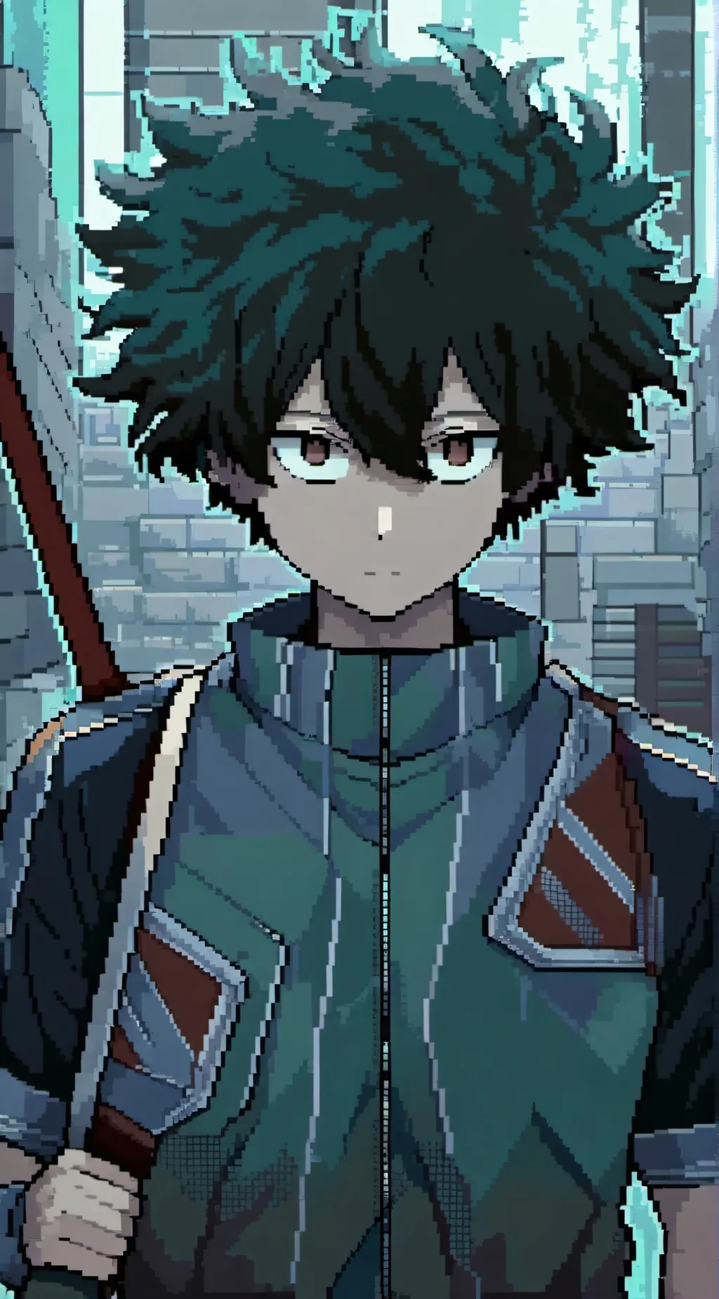 ai character: Deku background