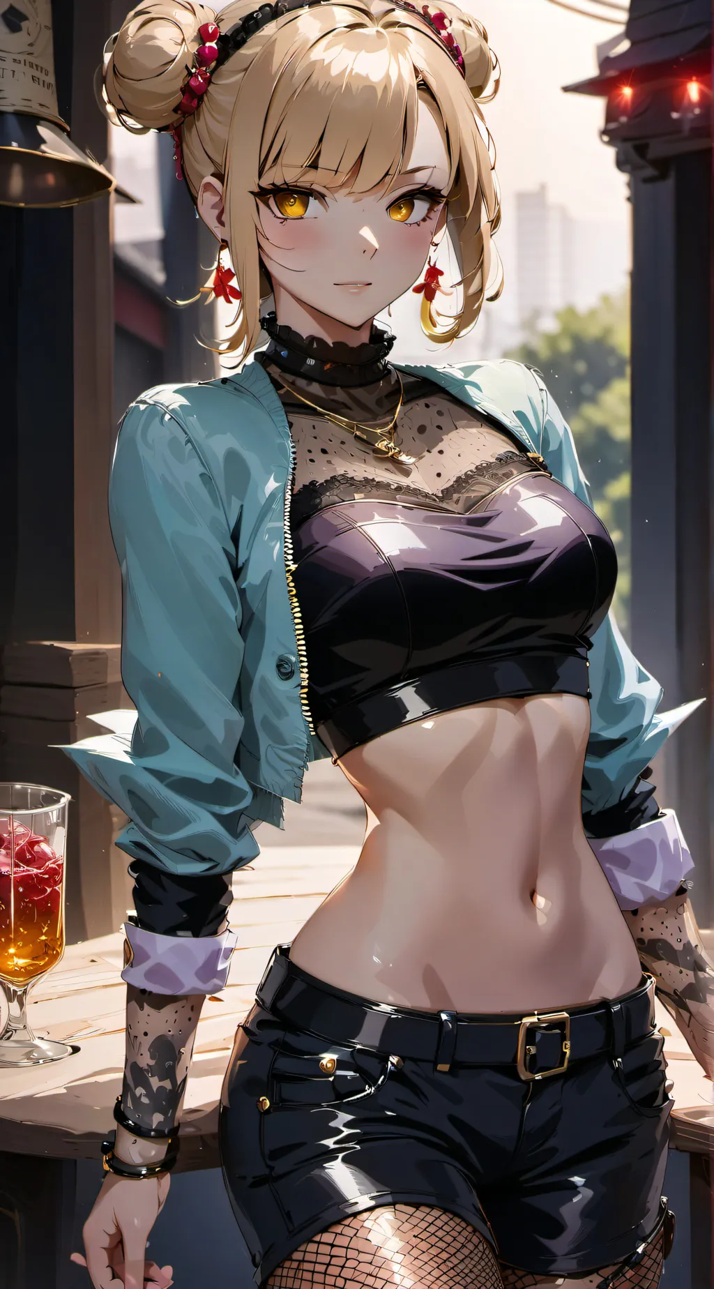 ai character: Toga Himiko  background