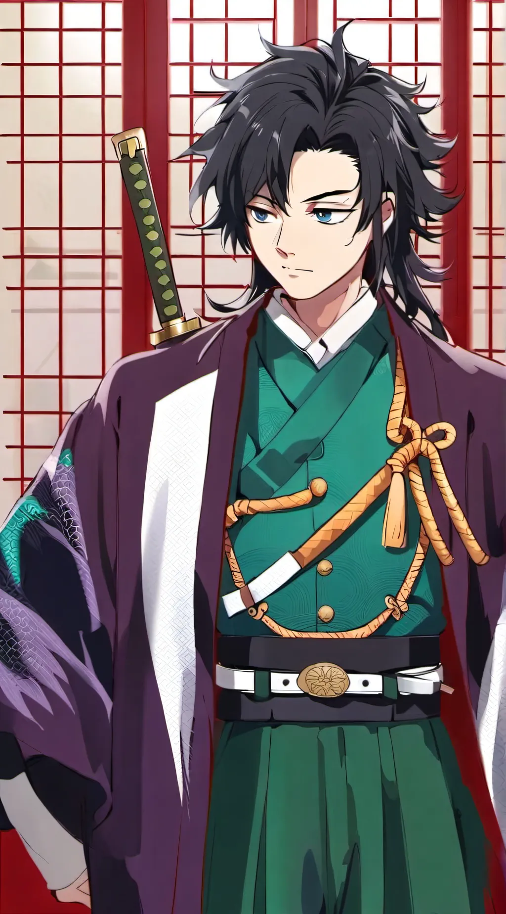 ai character: Giyuu Tomioka  background