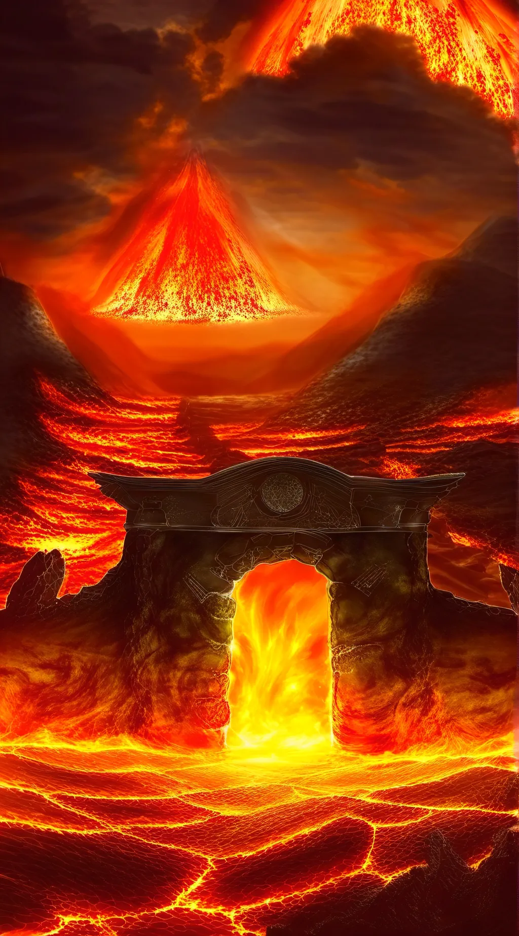 ai character: the hell background