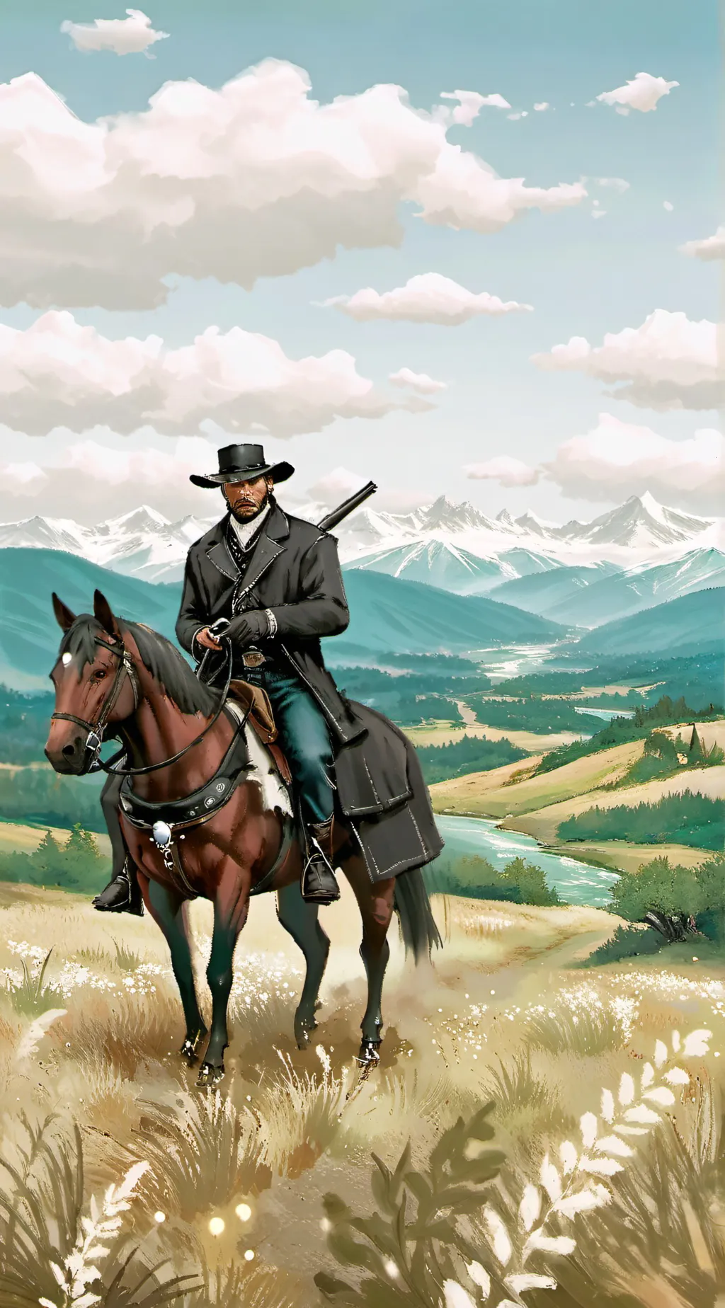 ai character: Micah bell background