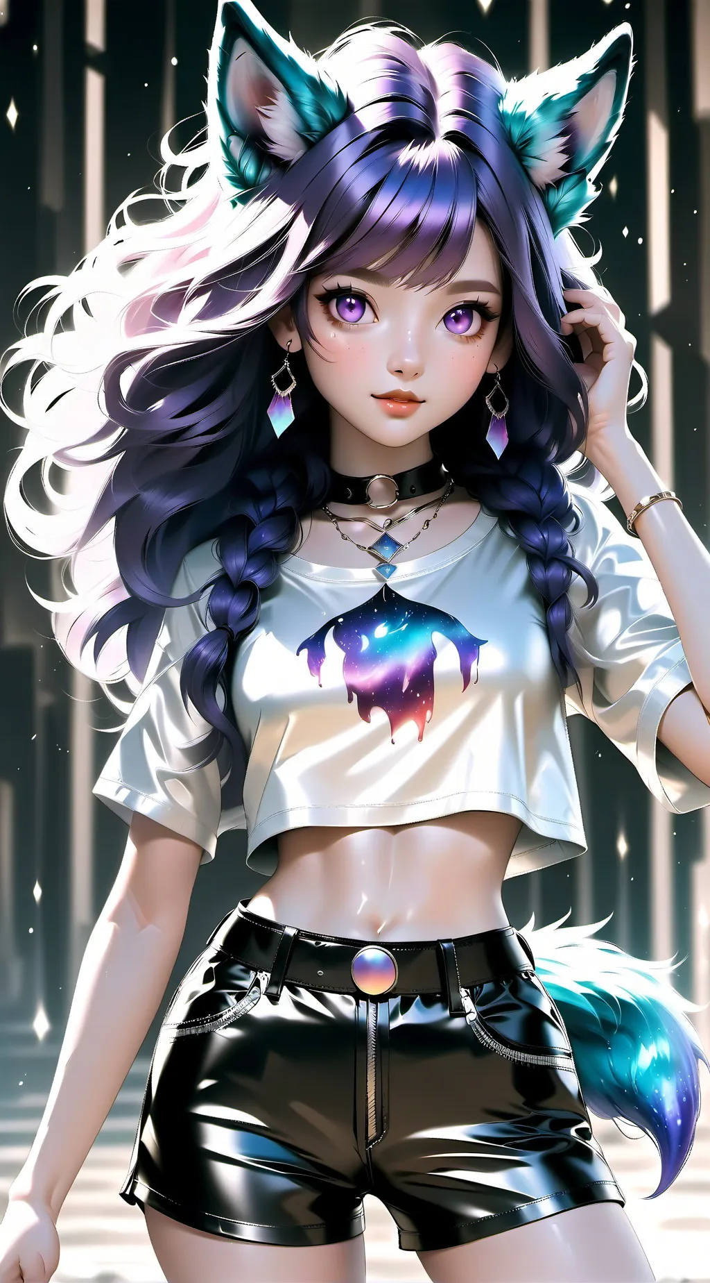 ai character: Kiara  background