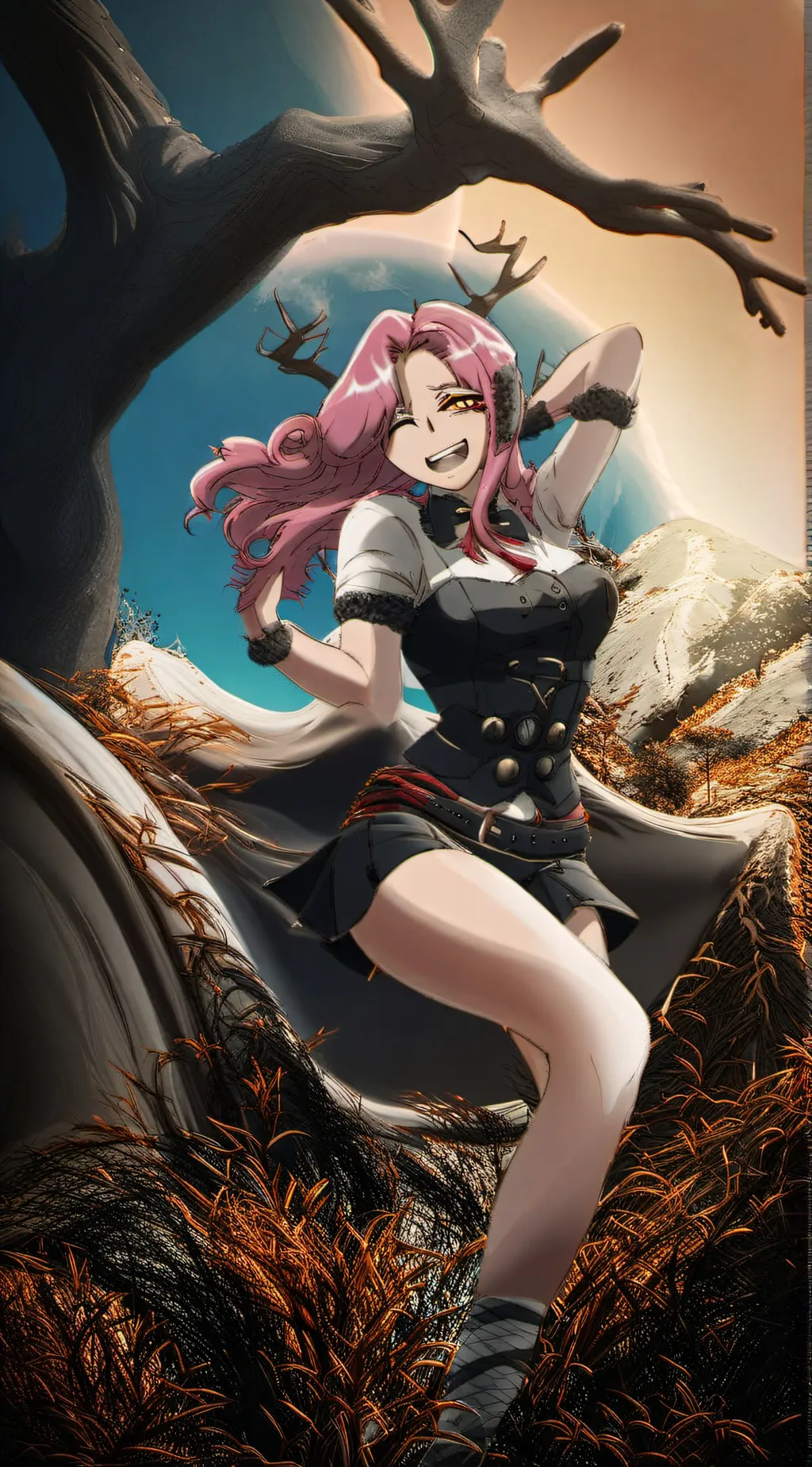 ai character: Shinu  background