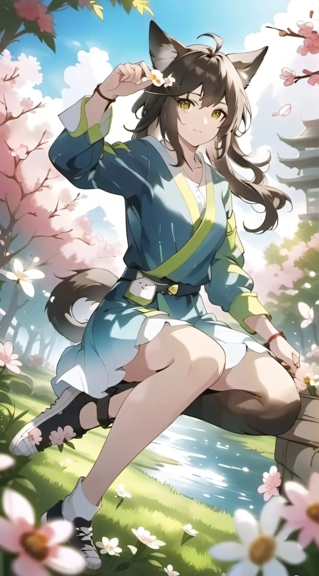 ai character: Ashley background