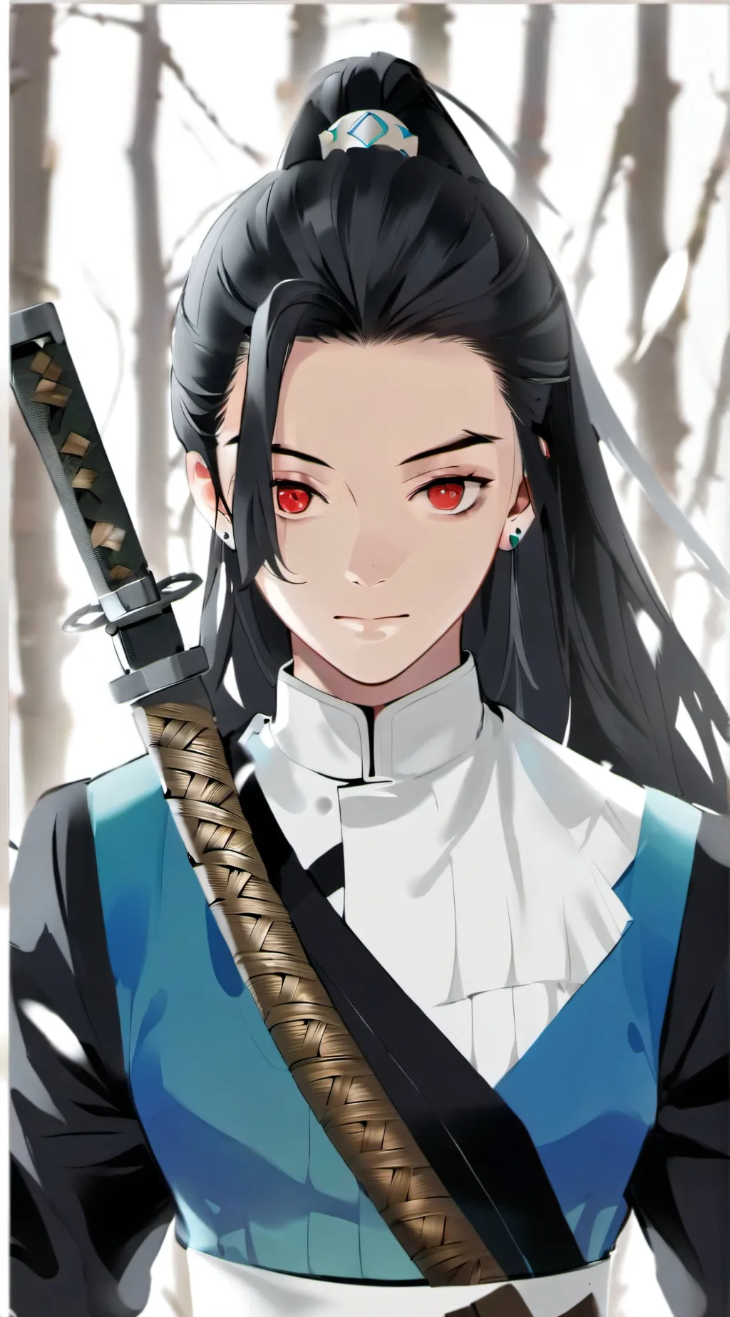 ai character: DS(Demon slayer) background