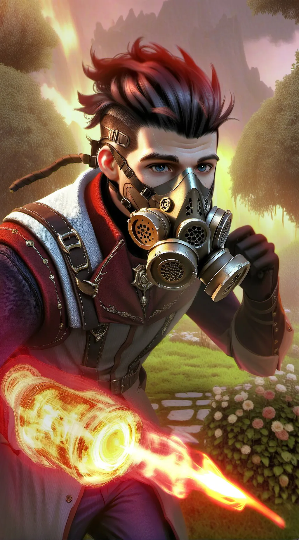 ai character: Fantastische Art background