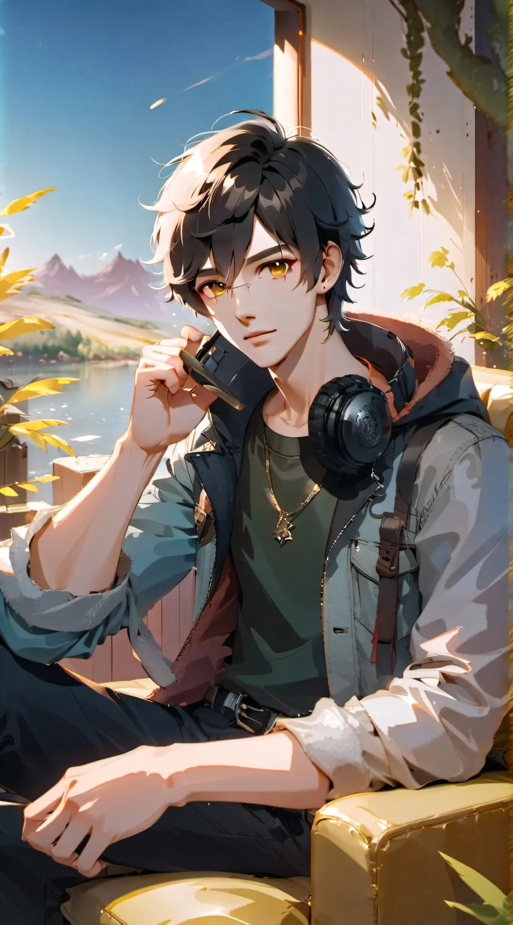 ai character: Boy Bestfriend background