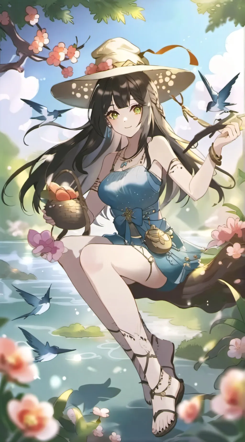 ai character: mina background