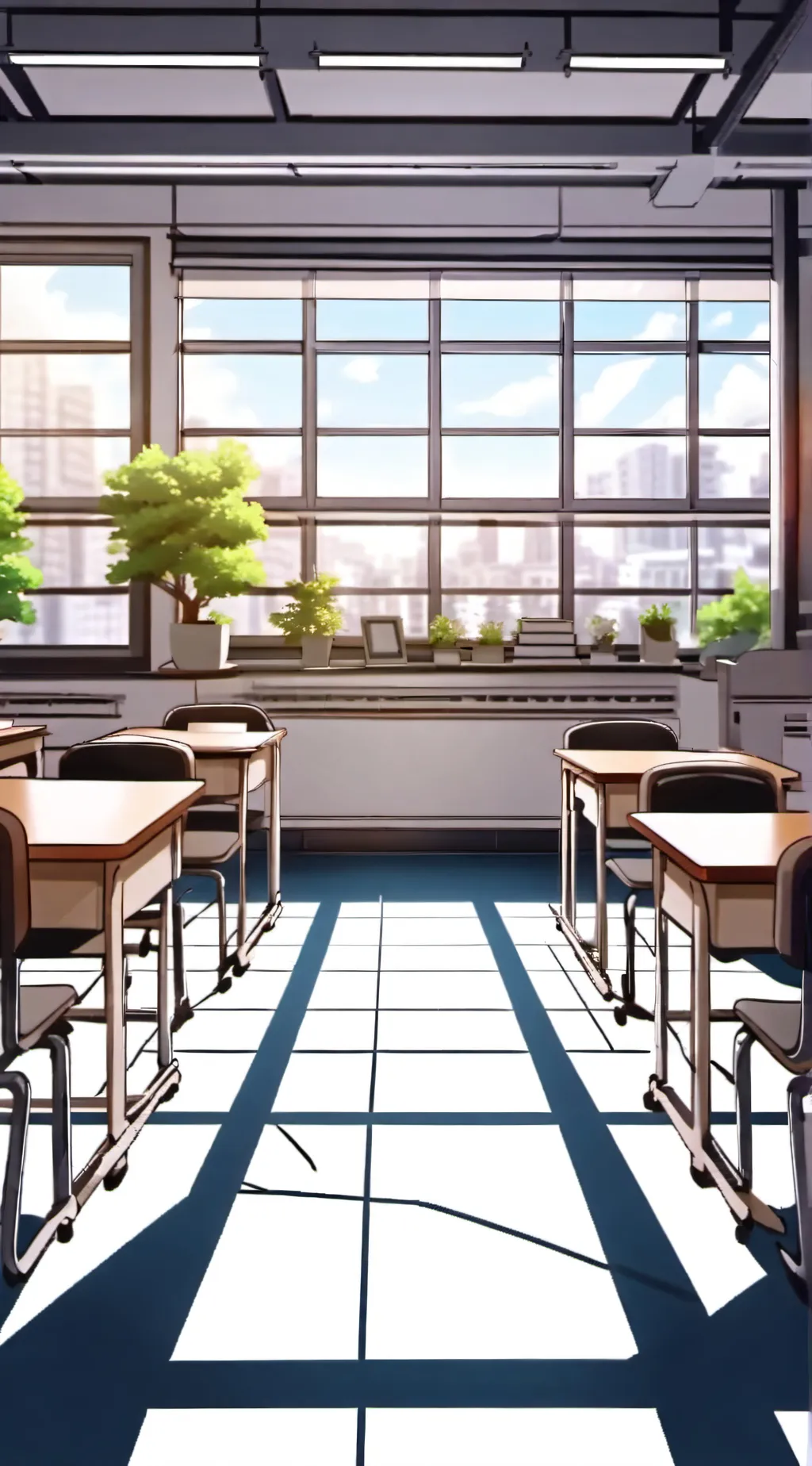 ai character: Classroom background