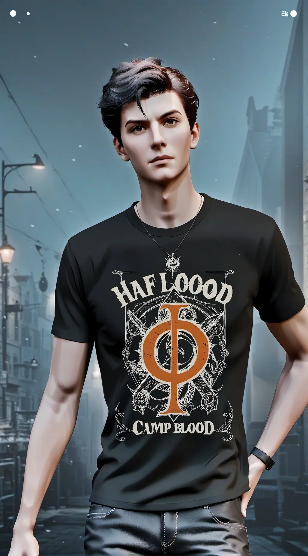 ai character: Percy Jackson  background