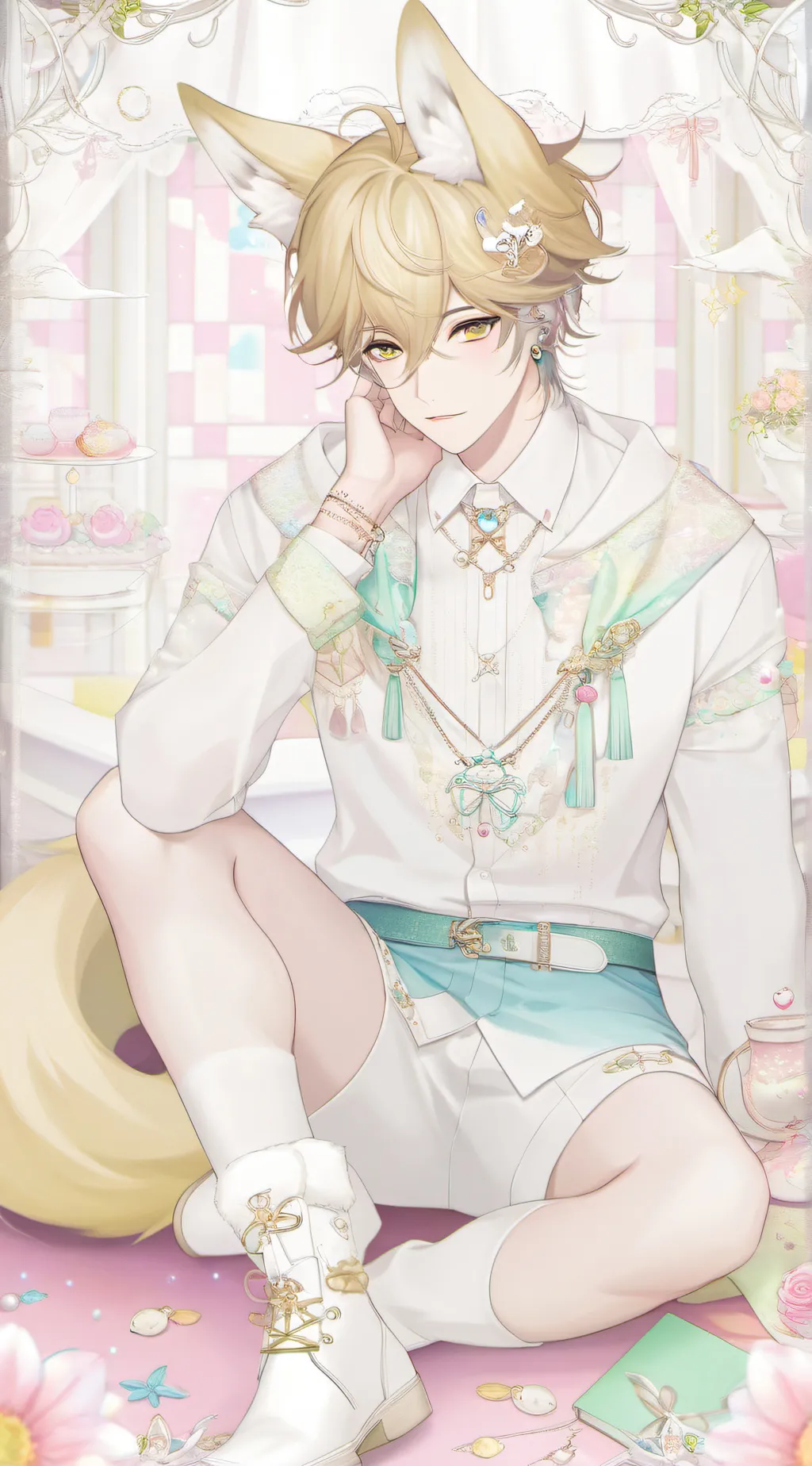 ai character: leo background