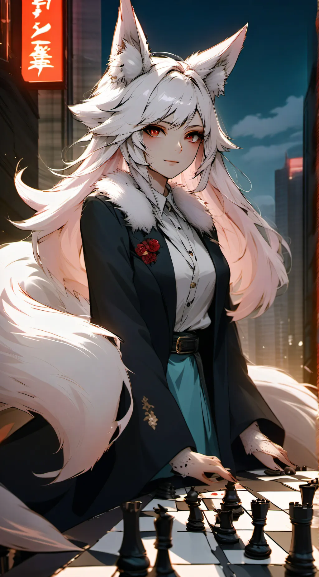 ai character: Kuni starlen background