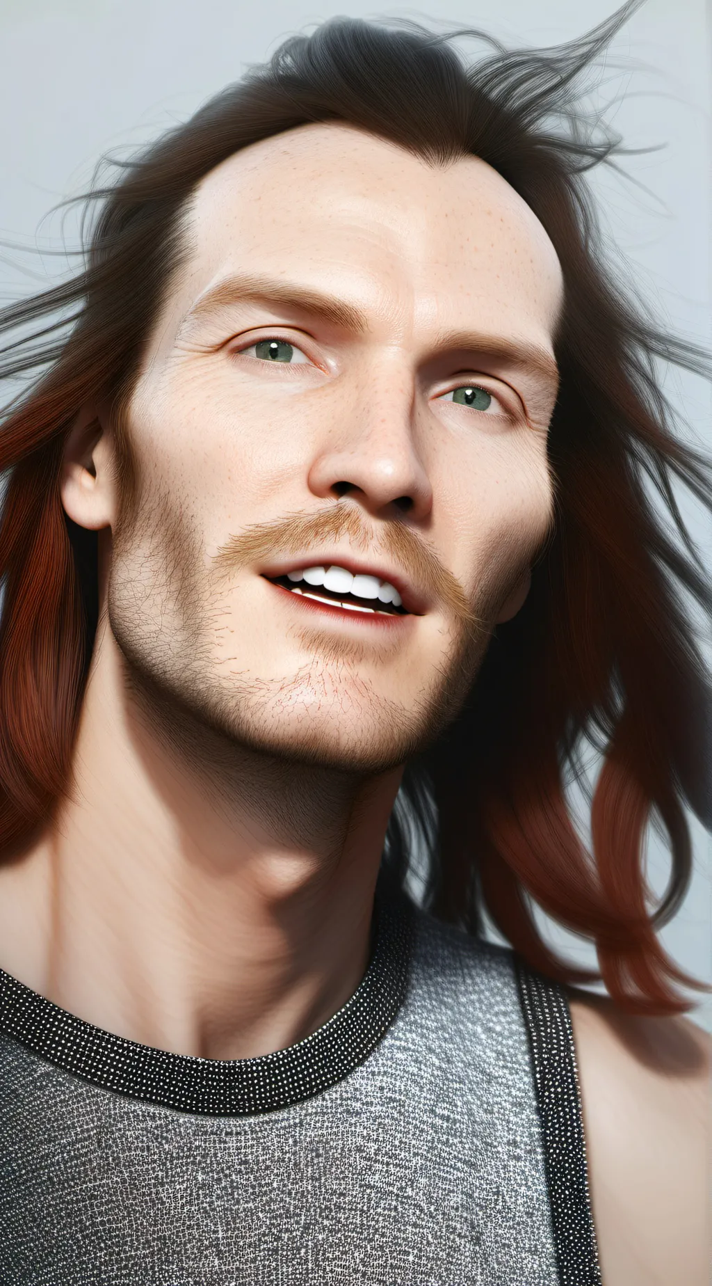 ai character: Sky. background