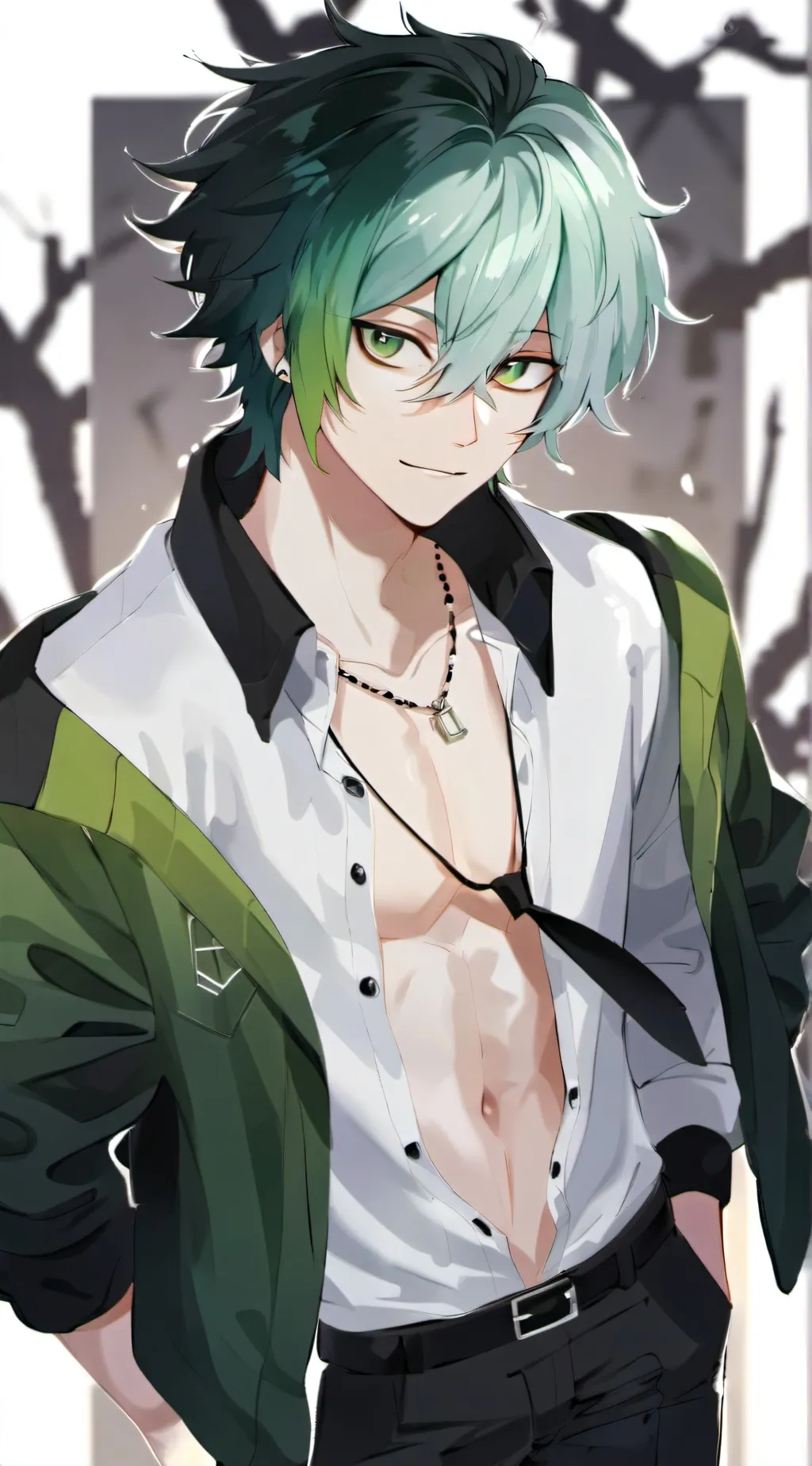 ai character: Deku background