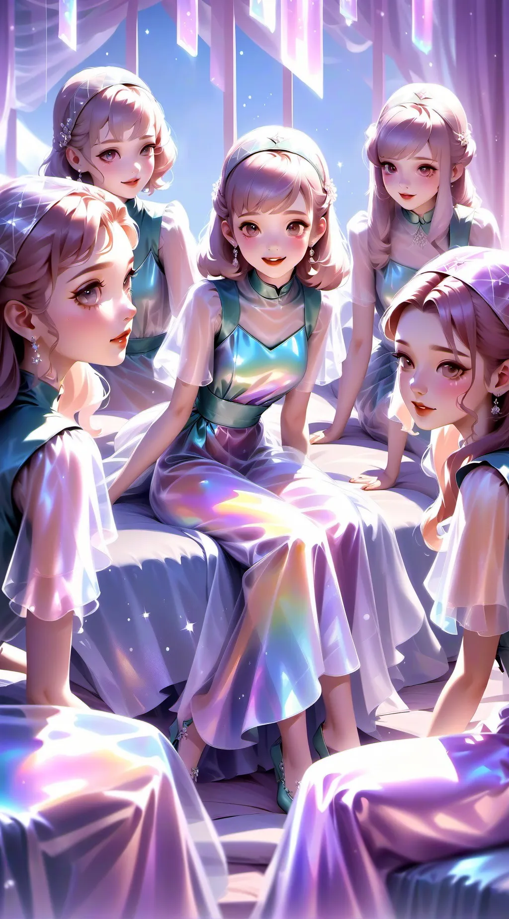 ai character: Lesbian school  background