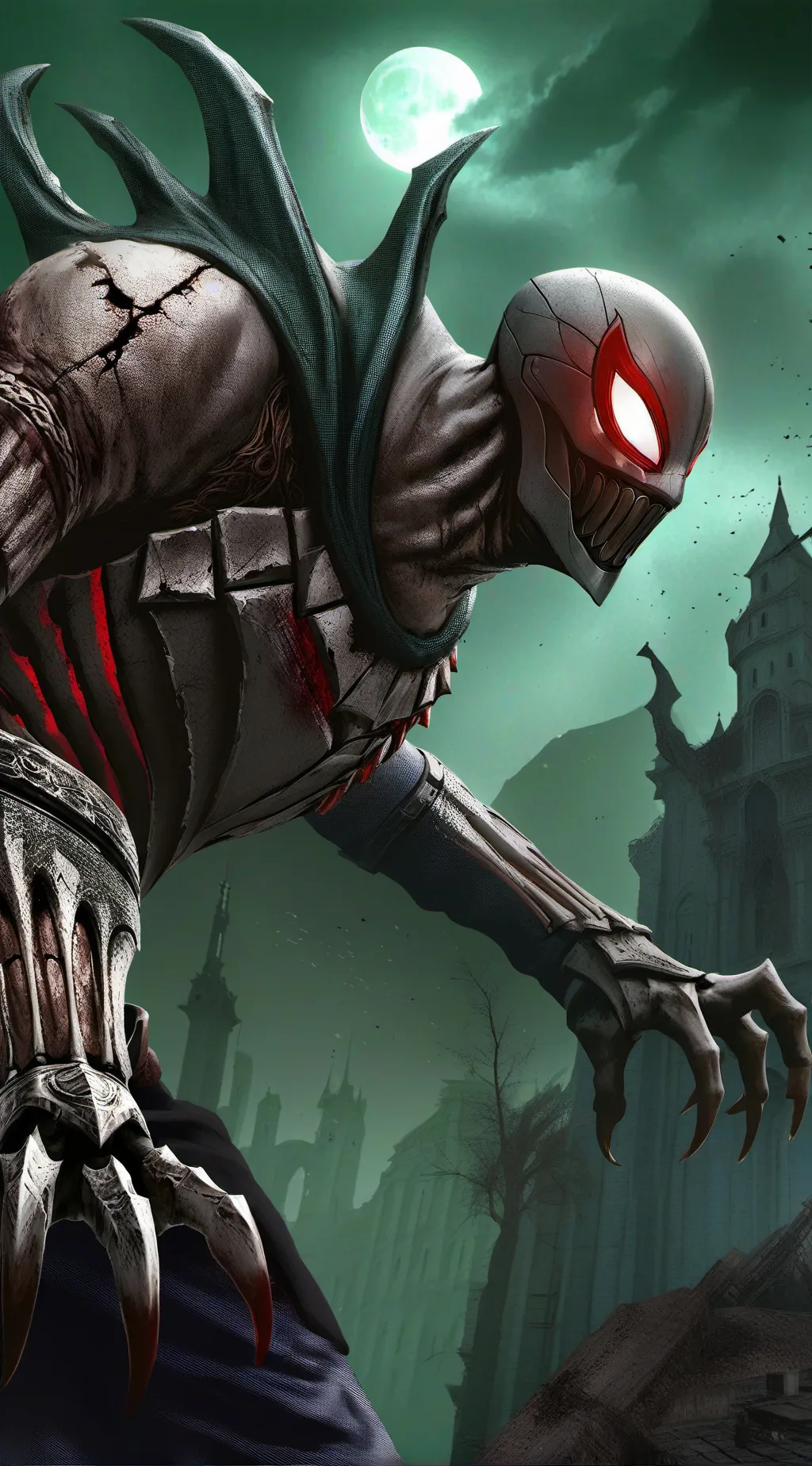 ai character: symbiote infection background