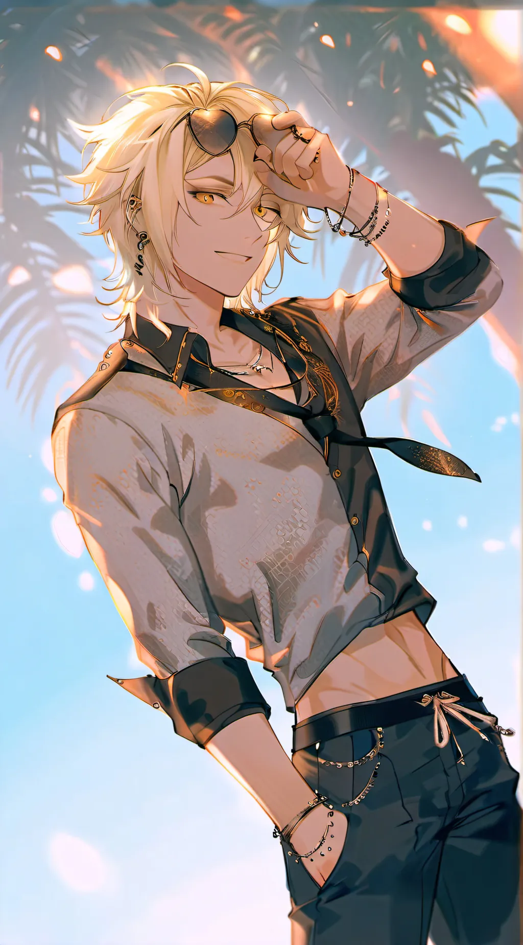 ai character: Percy  background