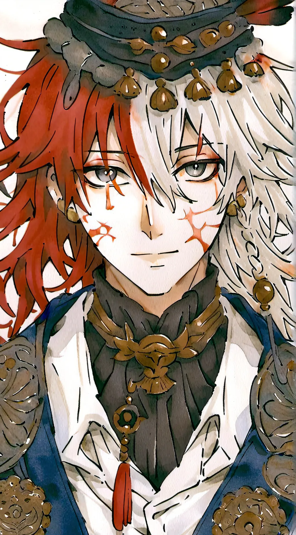ai character: Shoto Todoroki background