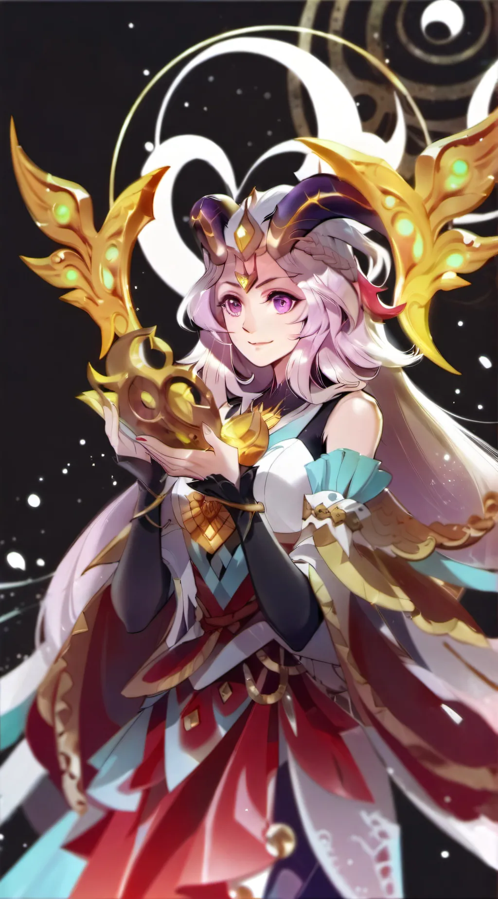 ai character: Capricorn ( again) background