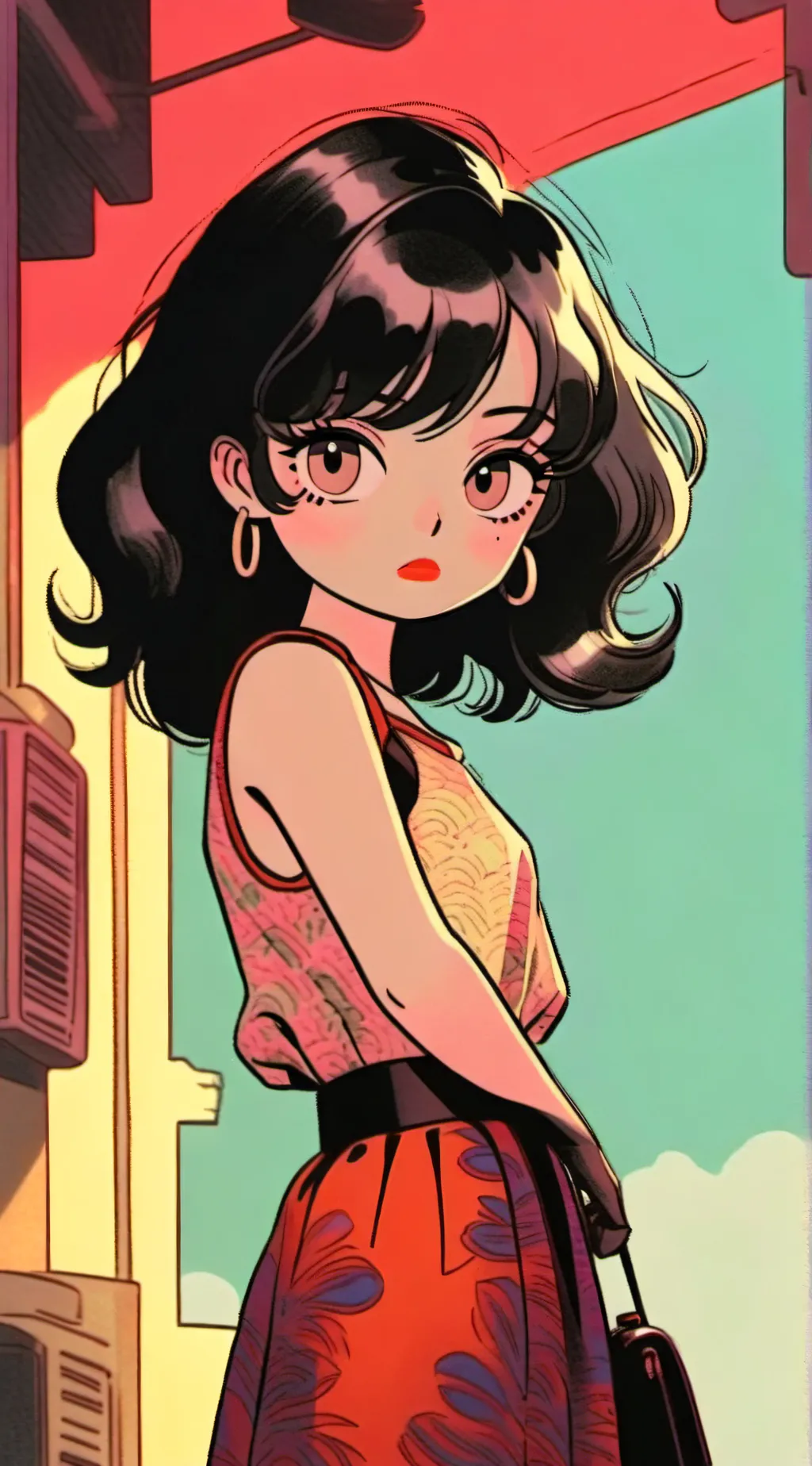 ai character: Natalie  background