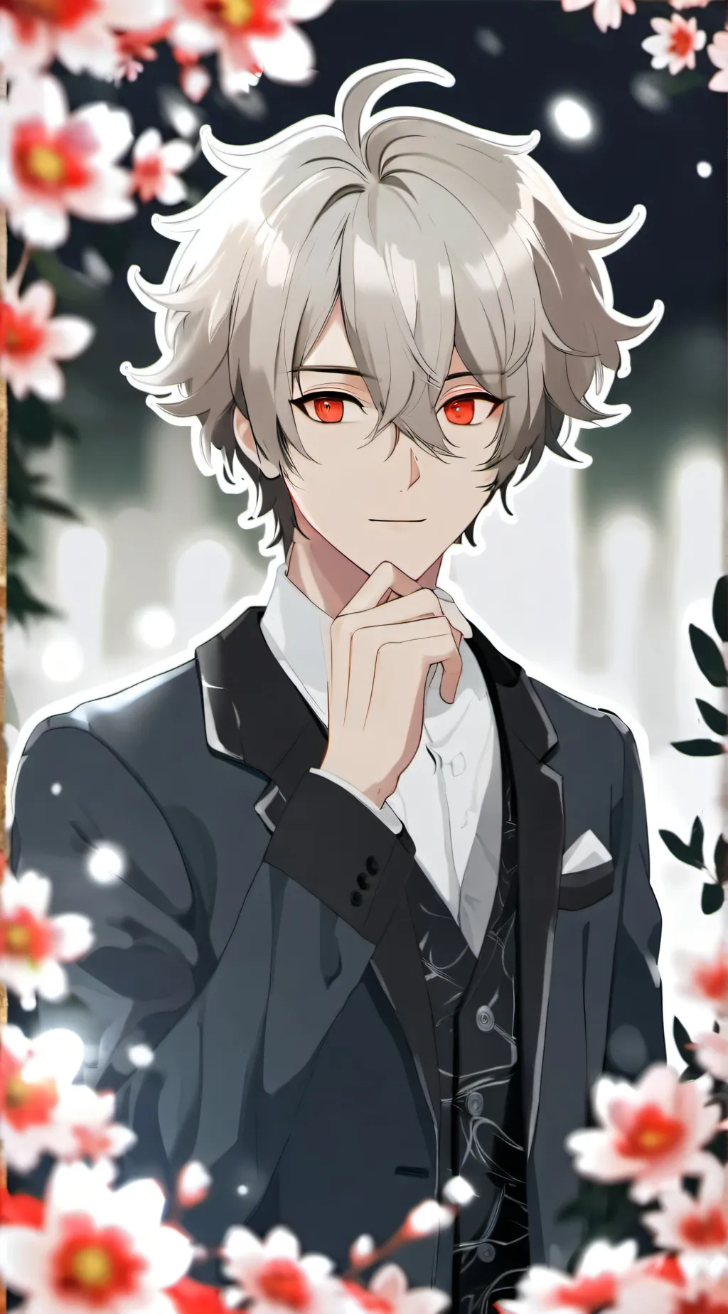 ai character: lucifer as nightma background