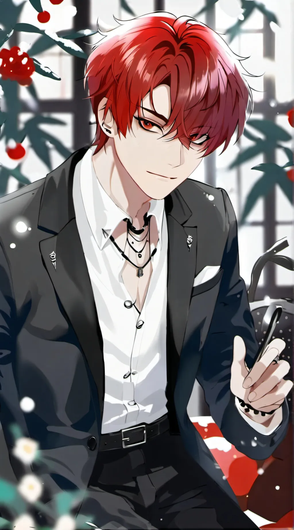 ai character: Ash  background