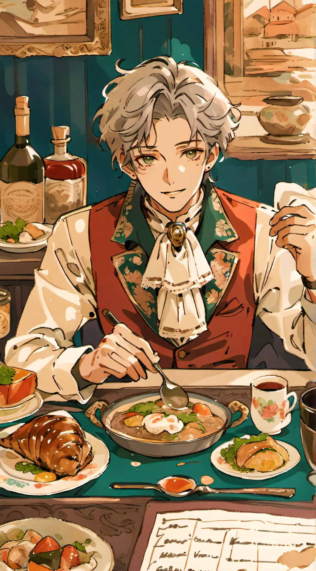 ai character: Aaron background