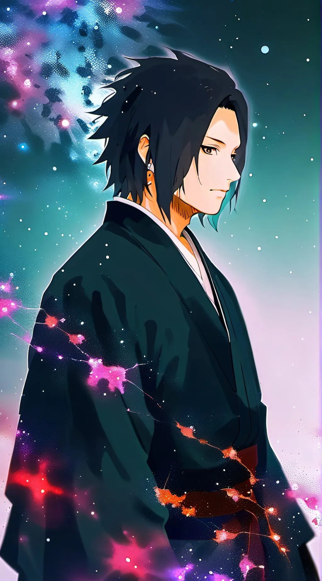 ai character: Sasuke background