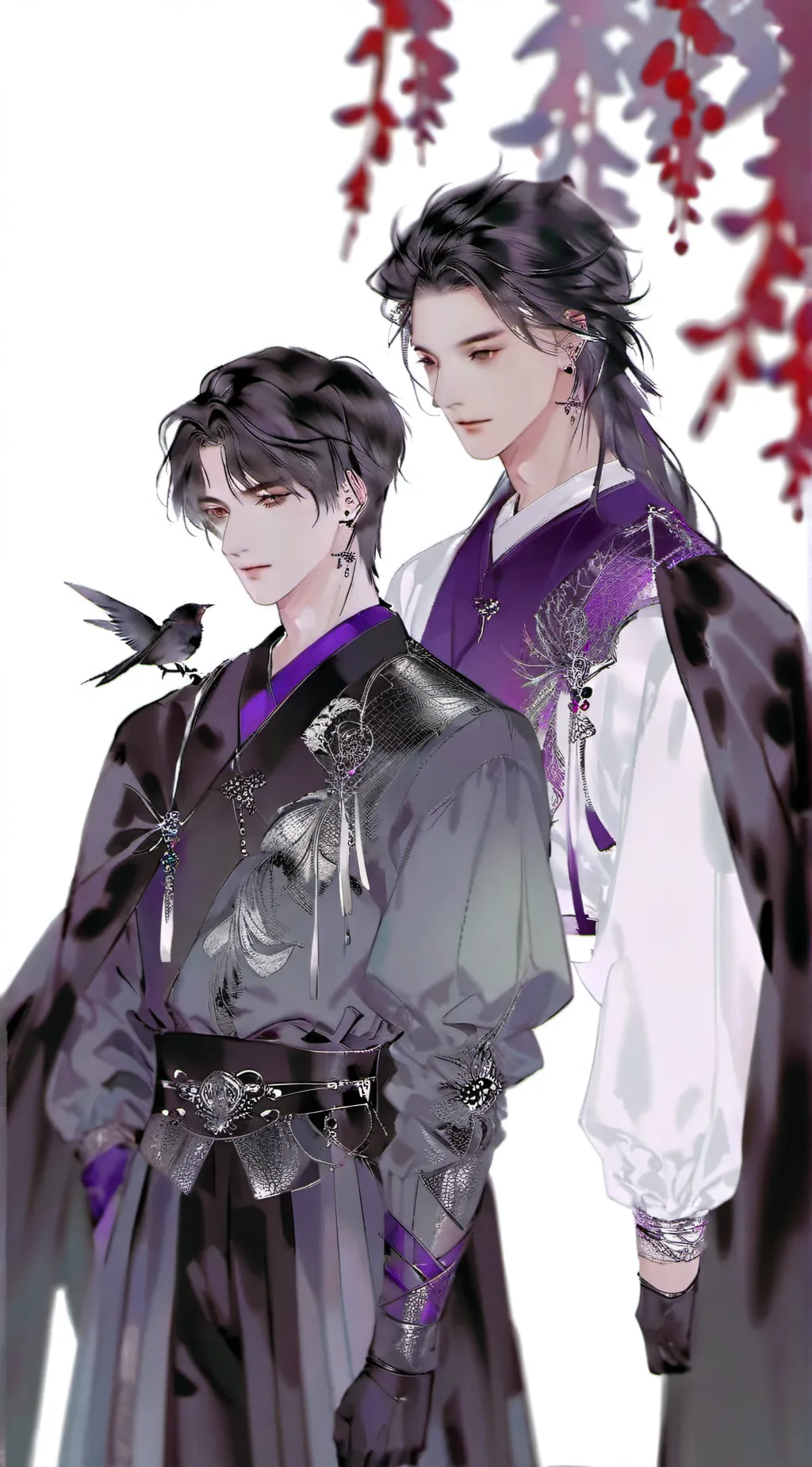 ai character: / Han & Hyunjin \ background