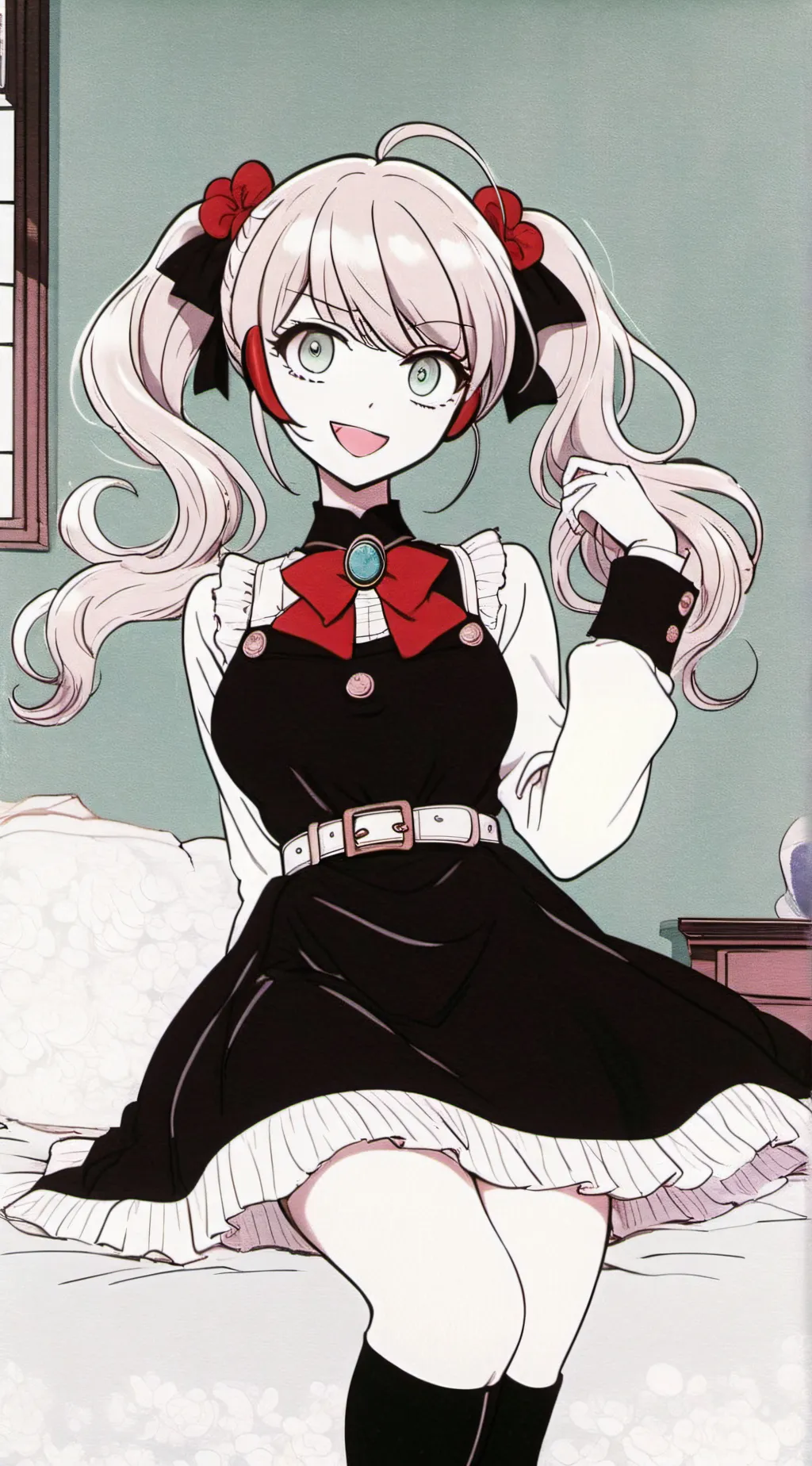 ai character: Junko enoshima background