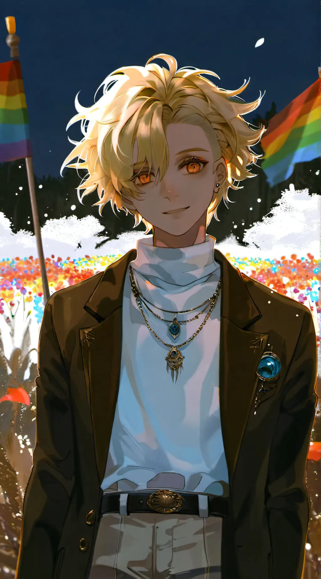 ai character: MHA PRIDE MEME background