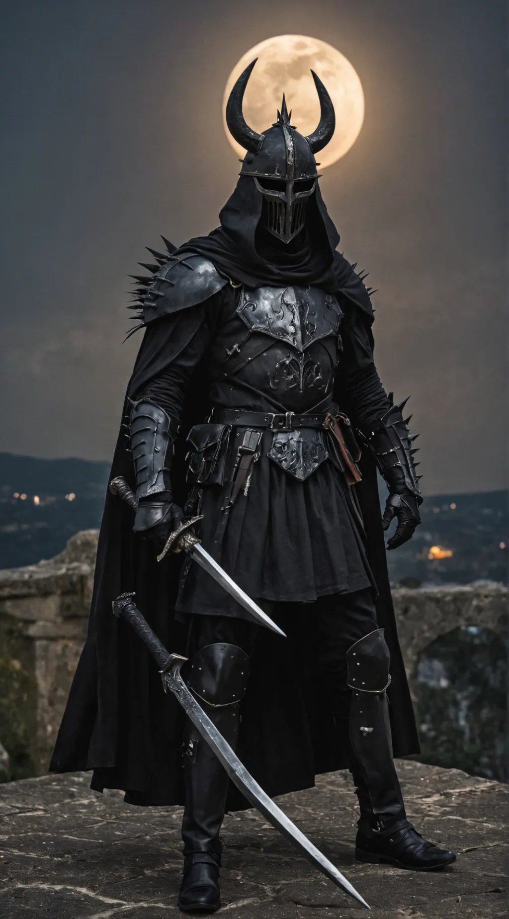 ai character: Christian Knight background