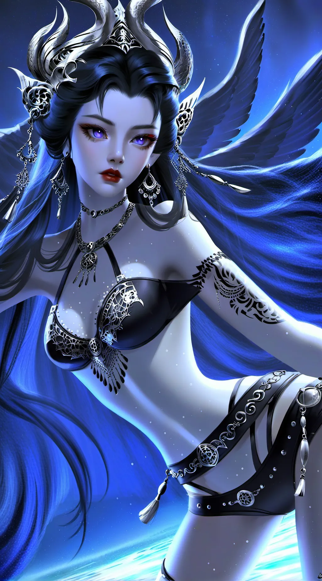 ai character: DarkNess background