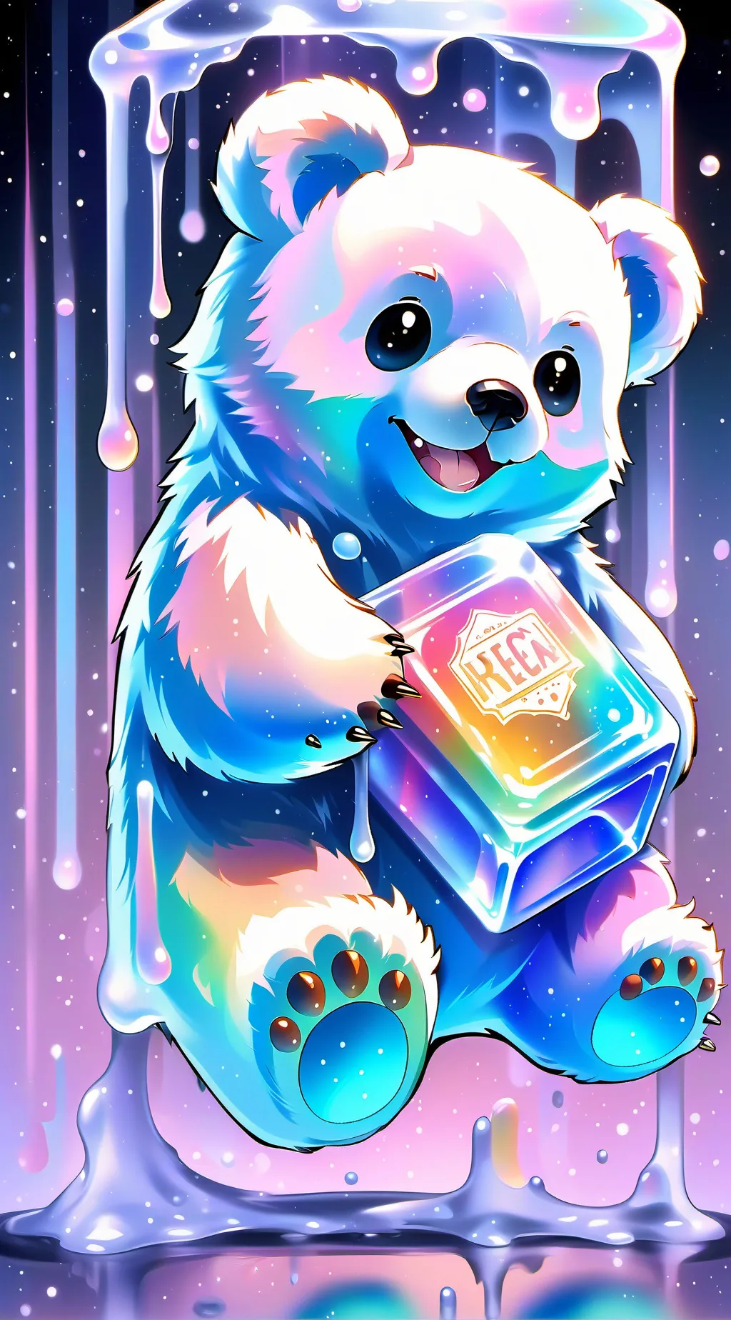 ai character: Candy background