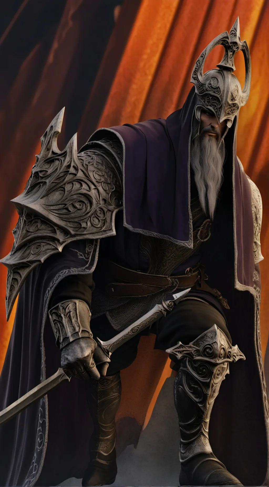 ai character: Demon slayer  background